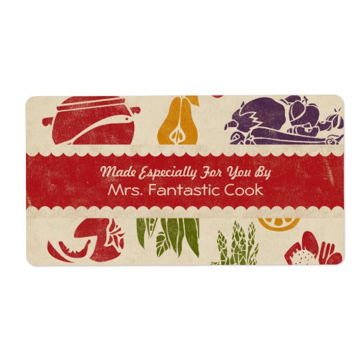 Food Celebration Etiket (Voorkant)