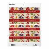 Food Celebration Etiket (Full Sheet)