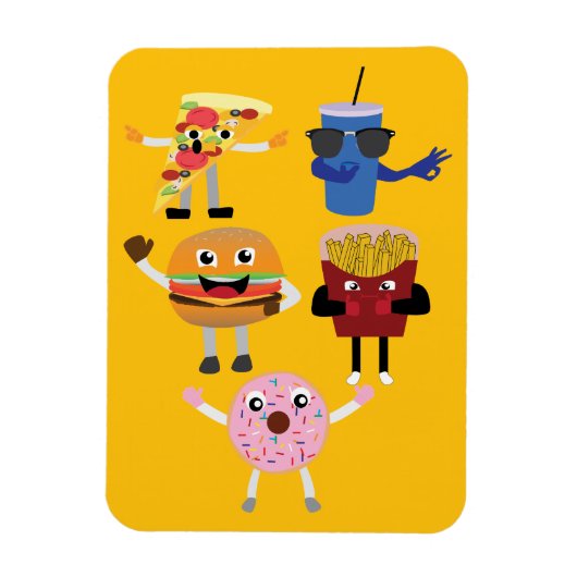 Food Characters Magneet (Verticaal)