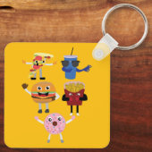 Food Characters Sleutelhanger (Achterkant)