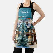 Food Chef Keuken BBQ Baker Victoriaans Kerst Schort (Insitu)