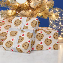 Food Chocolate Chip Cookie Santa Hats Kerstmis