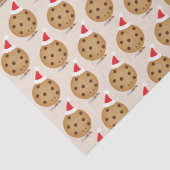 Food Chocolate Chip Cookie Santa Hats Kerstmis Tissuepapier (Detail)