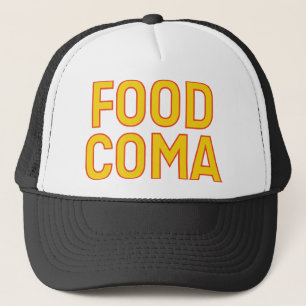 FOOD COMA leuk slogan pet