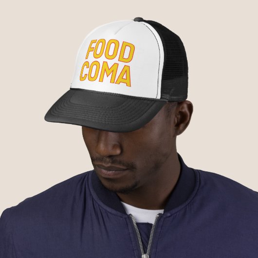 FOOD COMA leuk slogan pet (In situ)