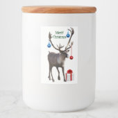 Food Container Label 2x3 van riendeer Voedselcontainer Etiket (Voorkant)