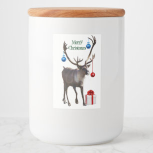 Food Container Label 2x3 van riendeer Voedselcontainer Etiket