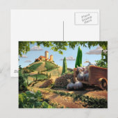 Food Country Scene Briefkaart (Voorkant / Achterkant)