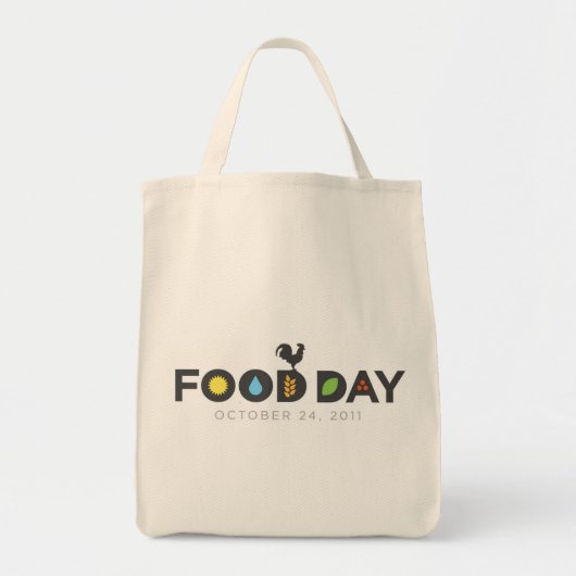 Food Day Grocery Tote Bag (Voorkant)