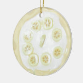 Food Dessert Banana Cream Pie Keramisch Ornament (Links)