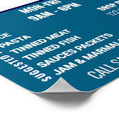 Food DRIVE-Poster Poster (Hoek)