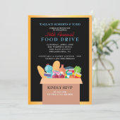 FOOD DRIVE Veiling Corporate Gala Fundraiser Kaart (Staand voorkant)