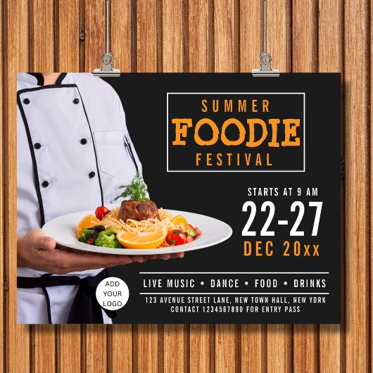 Food Festival Catering Restaurant Zakelijk Flyer
