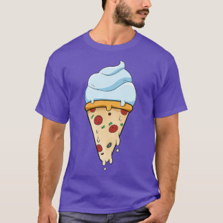 Food Ice Cream and Pizza Premium T-shirt