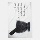 Food is Medicine Kitchen Towel Theedoek (Verticaal)