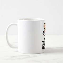 Food Is My Therapy Funny Coffee Mug – Cute Kawaii  Koffiemok