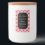 Food Jar Christmas Canning Labels Cadeau Stickers<br><div class="desc">Personaliseer deze klassieke food treat jar labels door de informatie aan te passen aan uw behoeften. Het ontwerp is van originele kunst.</div>