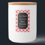 Food Jar Christmas Canning Labels Cadeau Stickers<br><div class="desc">Personaliseer deze klassieke food treat jar labels door de informatie aan te passen aan uw behoeften. Het ontwerp is van originele kunst.</div>