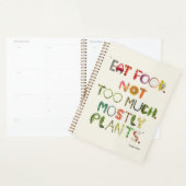 Food journal geweldig voor hele voedsel plant geba planner (Display)