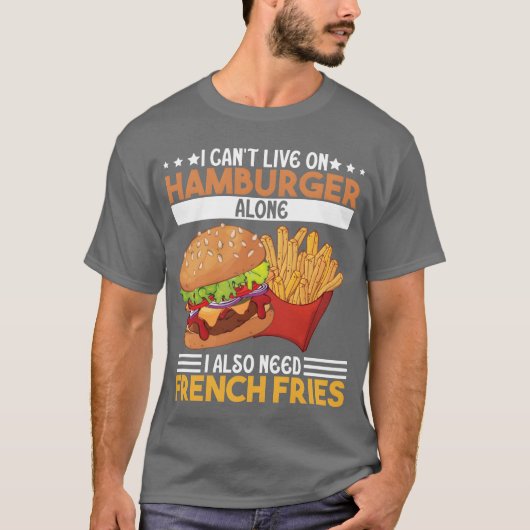 Food Lifestyle Meaty Burger Food Lovers Gifts Idea T-shirt (Voorkant)