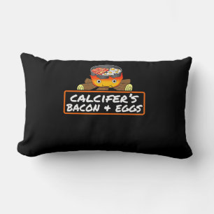 Food Lover Pun Bacon Egg Cook Dish Calcifers Gift Kussen