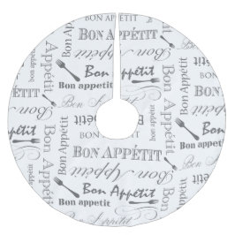 Food Lover's Gourmet Pattern Bon Appetit Kerstboom Rok