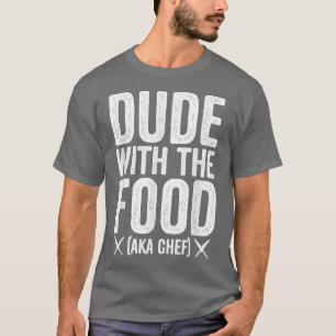 Food Man o.b. CHEF Cast Iron Cooking T-shirt