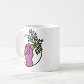 Food Not Bombs-logo Koffiemok (Voorkant links)