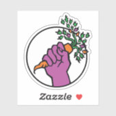 Food Not Bombs logo Sticker (Vel)