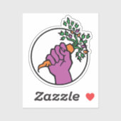 Food Not Bombs logo Sticker (Vel)