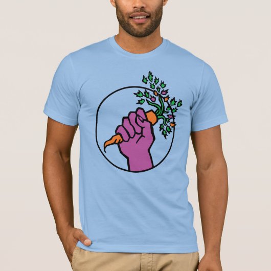 Food Not Bombs logo (transparent) T-shirt (Voorkant)