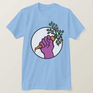 Food Not Bombs logo (w/background) T-shirt