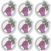 Food Not Bombs sticker sheet (Voorkant)