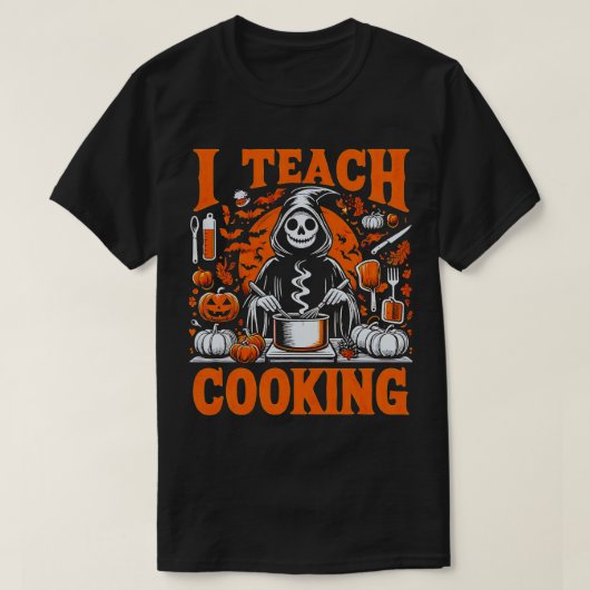 Food Obsessed Chef School Klassieke Keuken voor Vo T-shirt (Design voorkant)