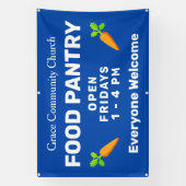 Food Pantry Church Banner (Verticaal)