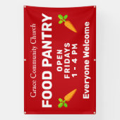 Food Pantry Church Banner (Verticaal)