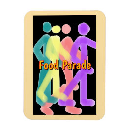 Food Parade Refrigerator  Magneet