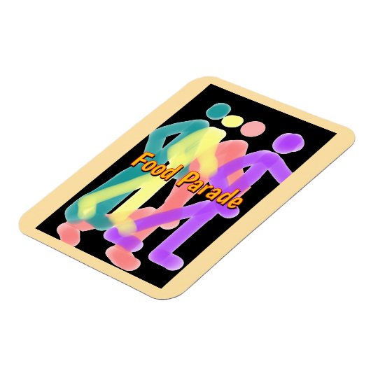 Food Parade Refrigerator  Magneet (Linkerzijde)
