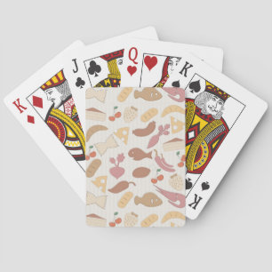 Food Pattern 2 Pokerkaarten
