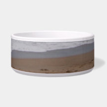 FOOD PET FOOD BOWL CERAMIC, THE BEACH 