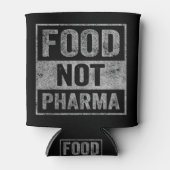 Food Pharma niet natuurlijke biologische voeding Blikjeskoeler (Voorkant)
