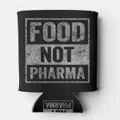 Food Pharma niet natuurlijke biologische voeding Blikjeskoeler (Achterkant)