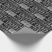 Food Pharma niet natuurlijke biologische voeding Cadeaupapier (Hoek)