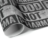 Food Pharma niet natuurlijke biologische voeding Cadeaupapier (Rol Hoek)