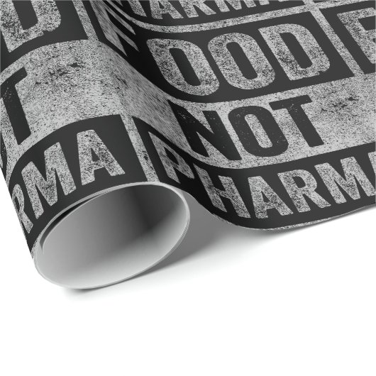 Food Pharma niet natuurlijke biologische voeding Cadeaupapier (Rol Hoek)