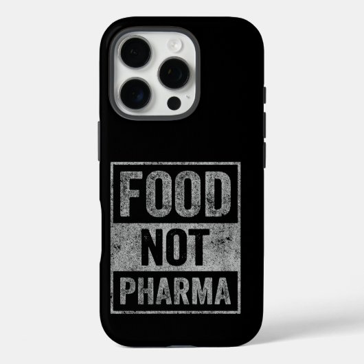Food Pharma niet natuurlijke biologische voeding Case-Mate iPhone Case (Achterkant)