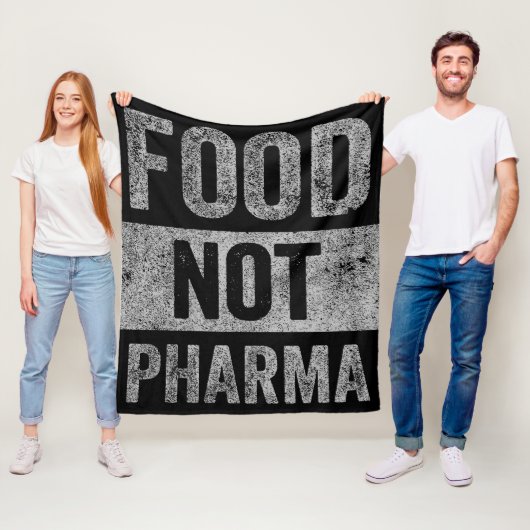 Food Pharma niet natuurlijke biologische voeding Fleece Deken (In situ)