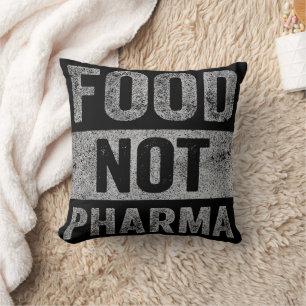 Food Pharma niet natuurlijke biologische voeding Kussen