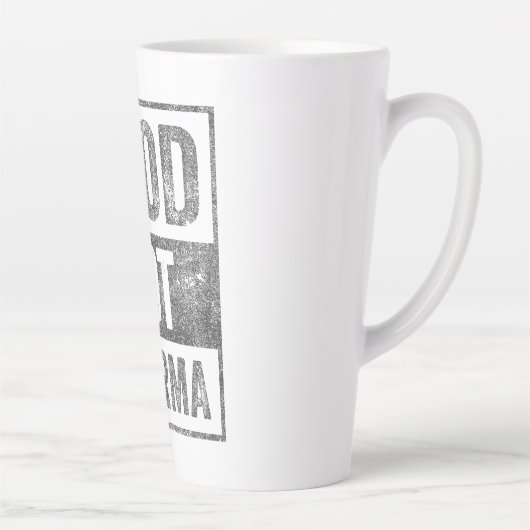 Food Pharma niet natuurlijke biologische voeding Latte Mok (Rechts)