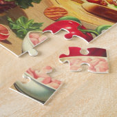  Food Pin-up Illustratie Legpuzzel (Zijkant)